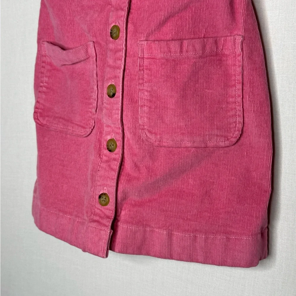 J Crew Crewcuts Girls Pocket Corduroy Jumper Dress Sz 5‎ Pink Spring Easter